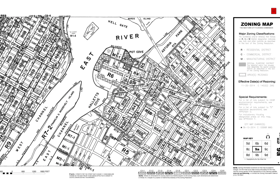 New York City Zoning Map